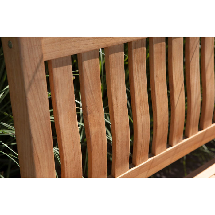 WOOOD Tuinbank 4-Zits Comfort - Teak - Naturel  - 95x180x57