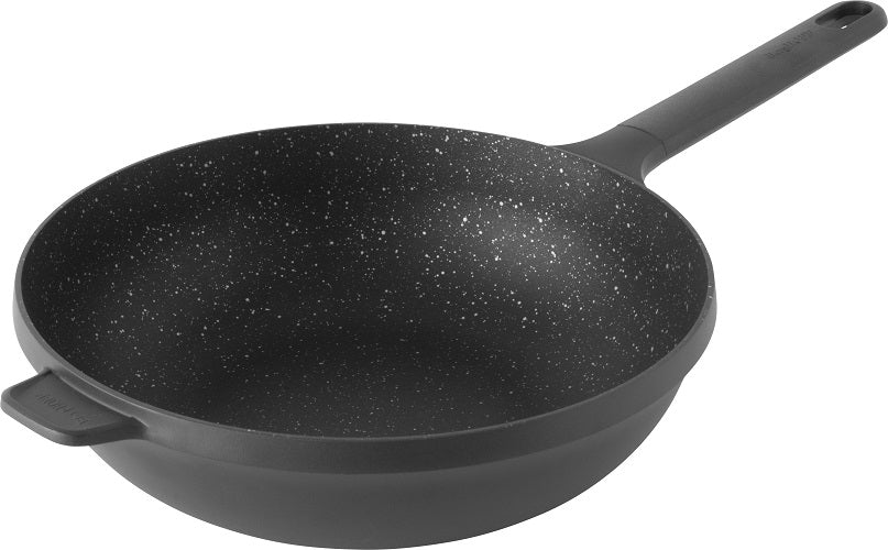 Wokpan 28 cm Aluminium - Zwart - BergHOFF | Gem