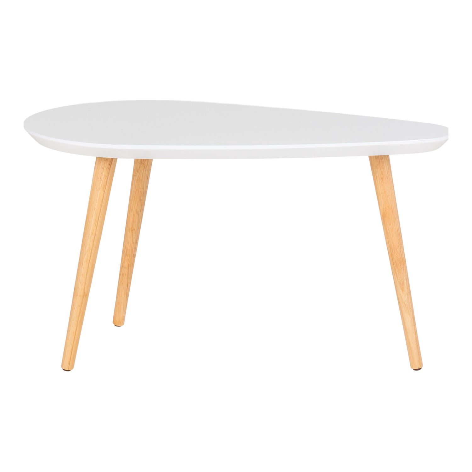 House Nordic Scanditable - Salontafel - wit blad - naturel poten - 70x