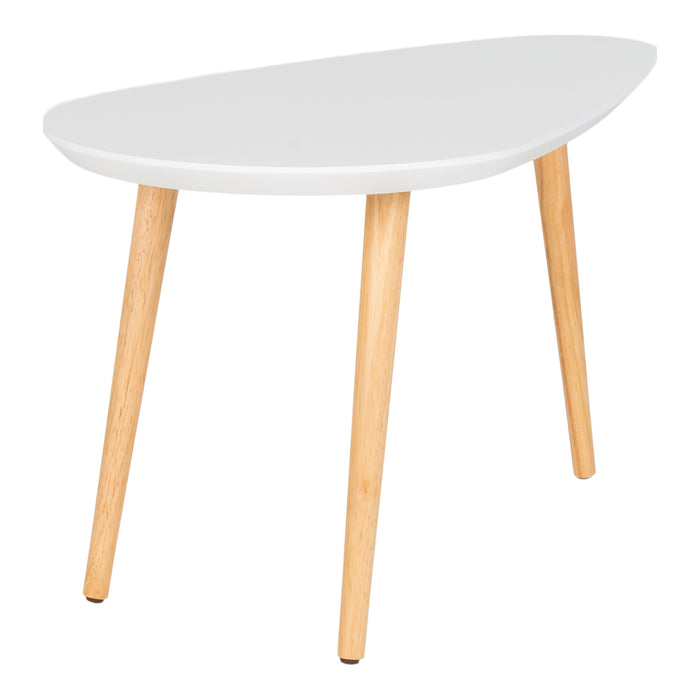House Nordic Scanditable - Salontafel - wit blad - naturel poten - 70x