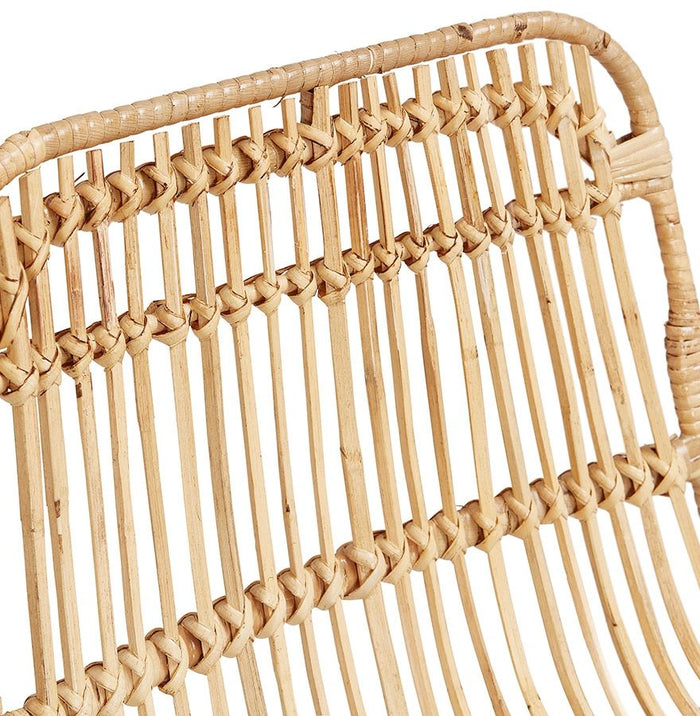 24Designs Vallarta Barkruk - Zithoogte 75 Cm - Rotan