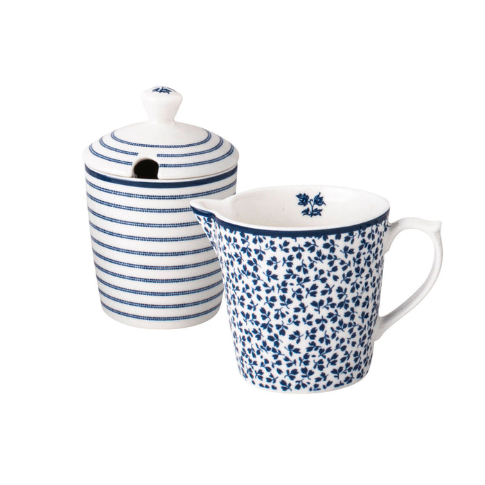 Laura Ashley Giftset Melkkan en Suikerpot