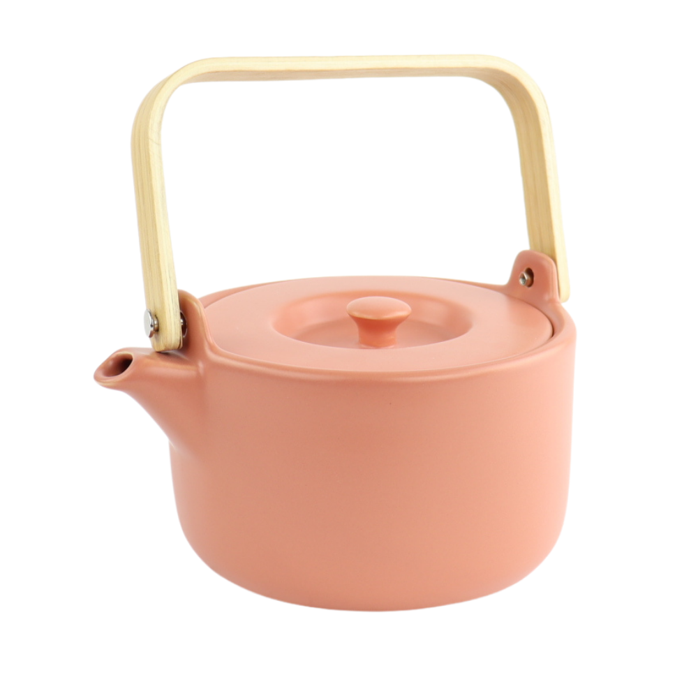 Orange85 Theepot Terracotta Kleur 80cl Aardewerk