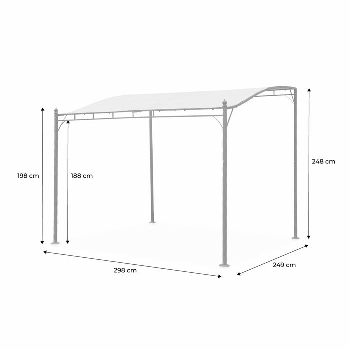 sweeek - Muurpergola 3x2.5m