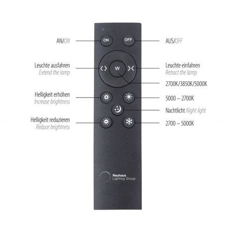 Paul Neuhaus Paul Neuhaus Adriana Hanglamp Antraciet L120-180cm