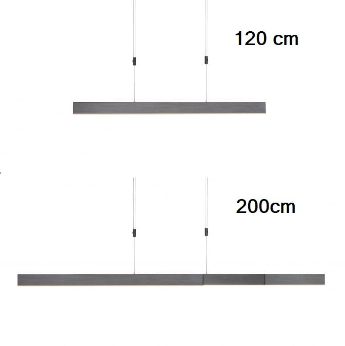 Paul Neuhaus Paul Neuhaus Adriana Hanglamp Antraciet L120-180cm