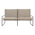 ferm LIVING Desert 2-zitsbank - Dolce - Black / Dark Sand
