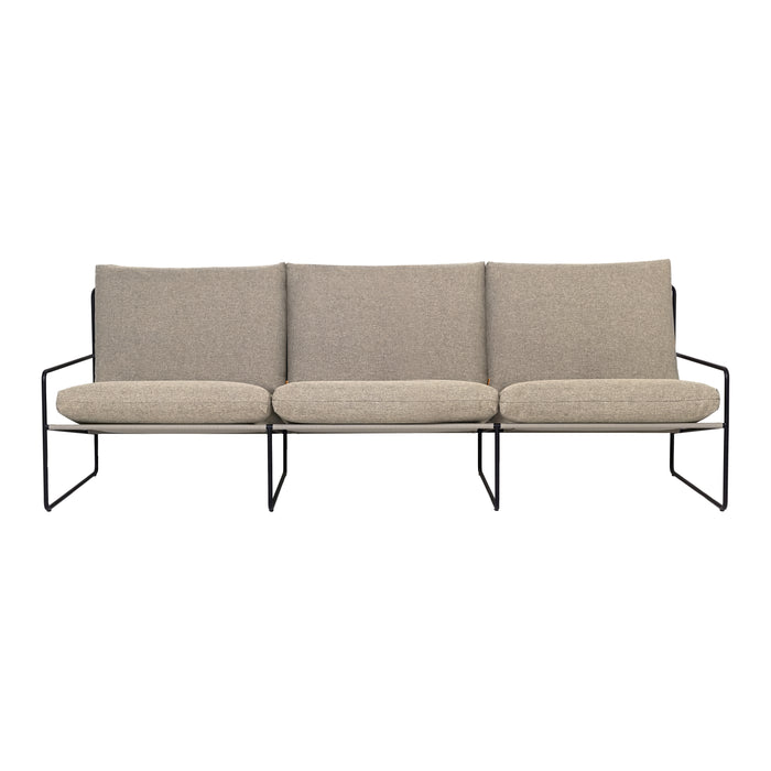 ferm LIVING Desert 3-zitsbank - Dolce - Black / Dark Sand