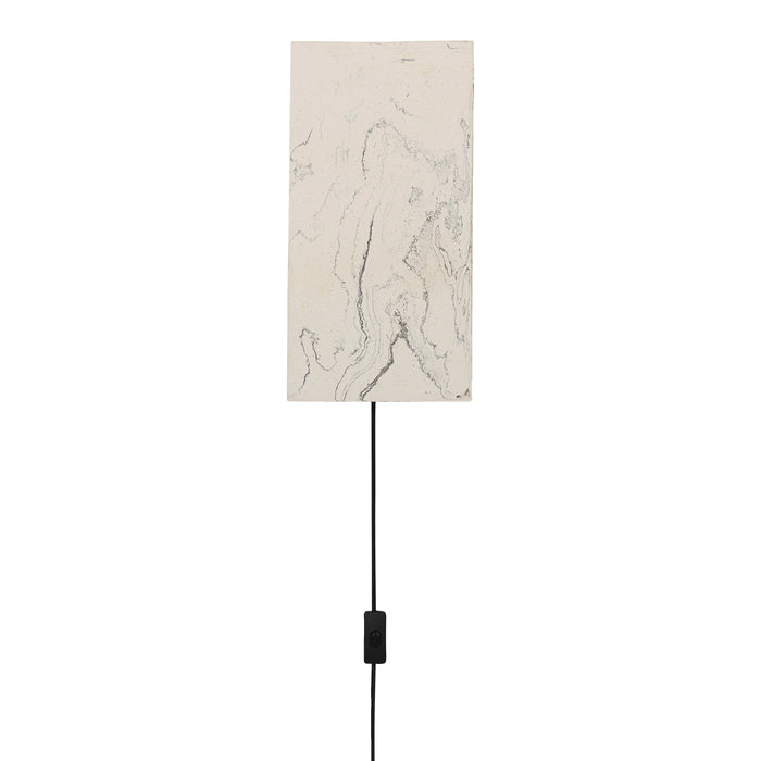 ferm LIVING Argilla Wandamp - Marble White