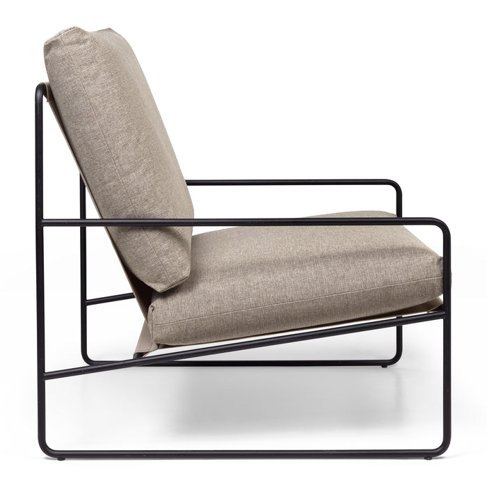 ferm LIVING Desert Lounger - Dolce - Black / Dark Sand
