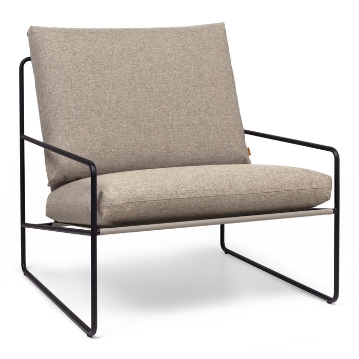 ferm LIVING Desert Lounger - Dolce - Black / Dark Sand