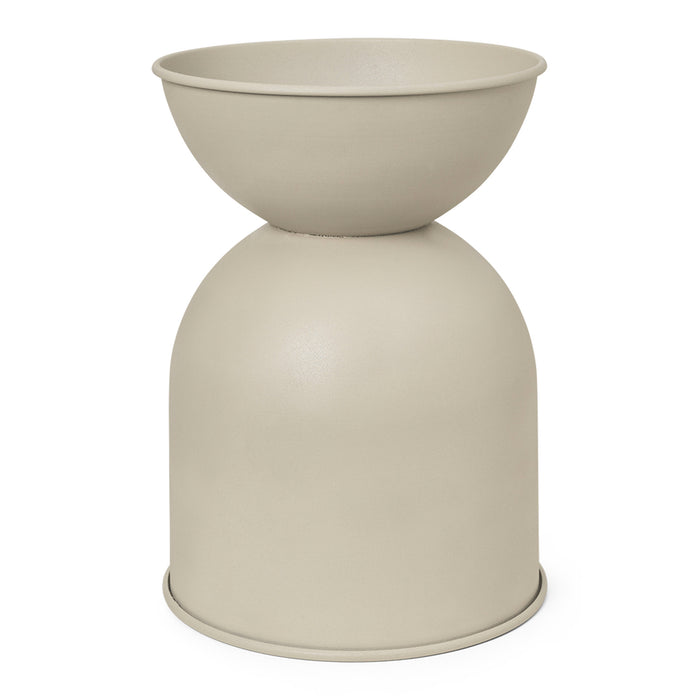 ferm LIVING Hourglass Pot - Large - Cashmere