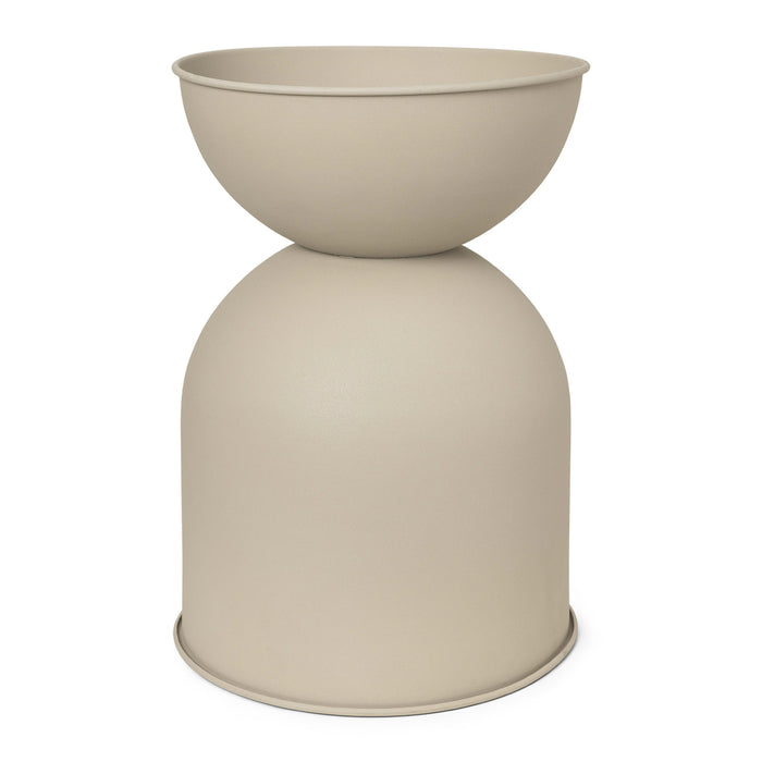 ferm LIVING Hourglass Pot - Medium - Cashmere