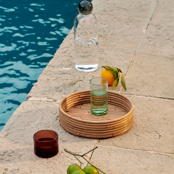 ferm LIVING Isola Dienblad - Set van 2 - Natural Stained