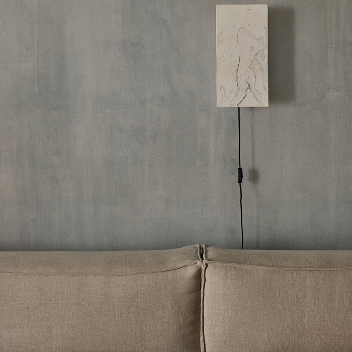 ferm LIVING Argilla Wandamp - Marble White