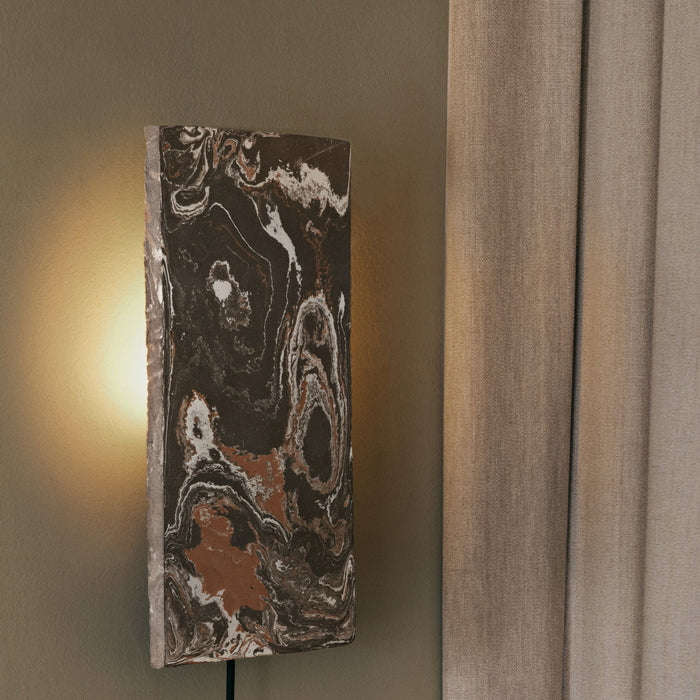 ferm LIVING Argilla Wandamp - Marble Mocha