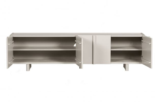 WOOOD Basu Tv-meubel Grenenhout B 200 cm - Dust