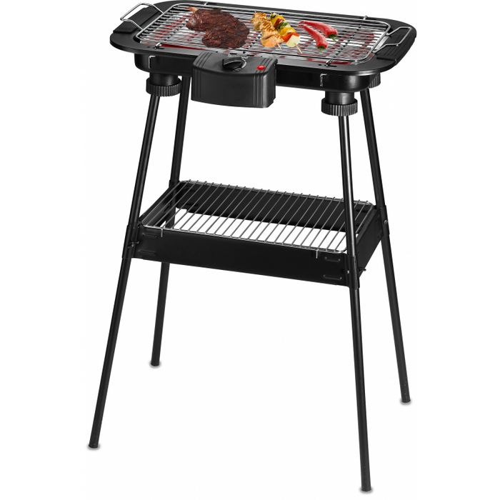 Techwood Elektrische Barbecue Op Statief - Tafelbarbecue 2-in-1