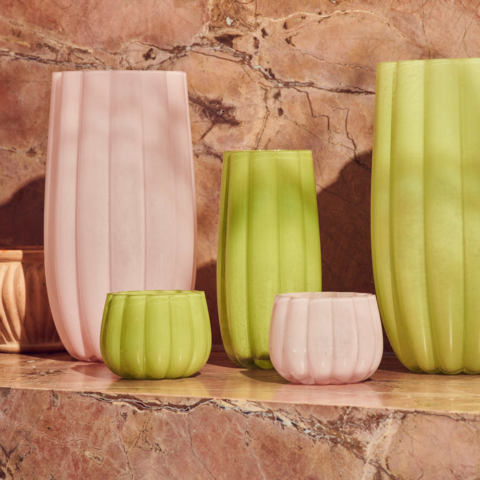 POLSPOTTEN Melon Vaas - L - Pink