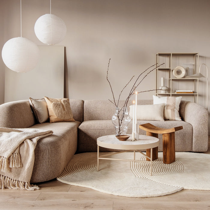 ferm LIVING Travertine Salontafel - L