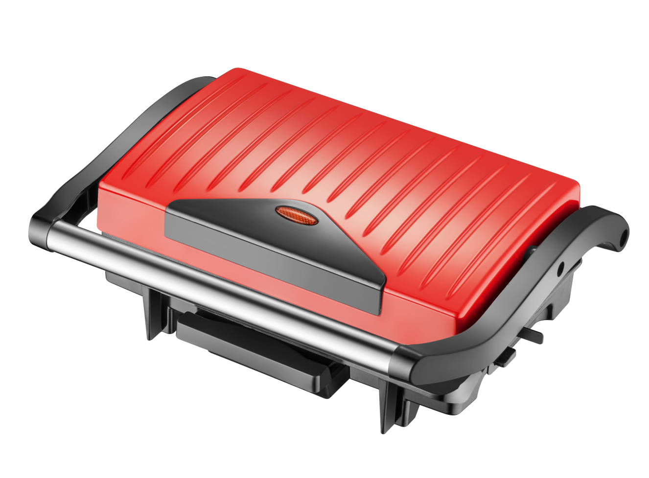 Great Jacob - Contactgrill - Panini Grill - Anti-aanbaklaag- RVS|Red