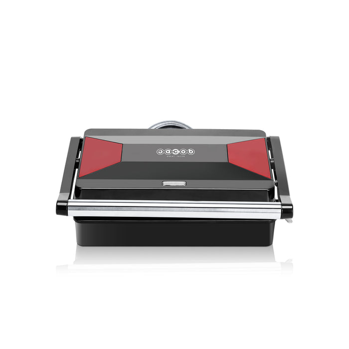 Great Jacob Larissa 30ZEH - Contactgrill - 1000W rood|zwart