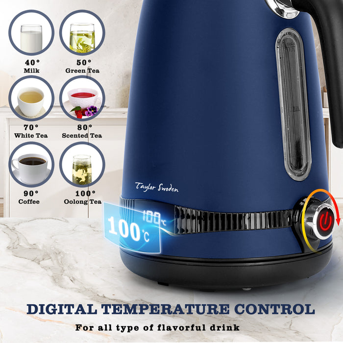Taylor Swoden Sinbad 30UGY-Waterkoker-Instelbare Temperatuur1.7L-Blauw