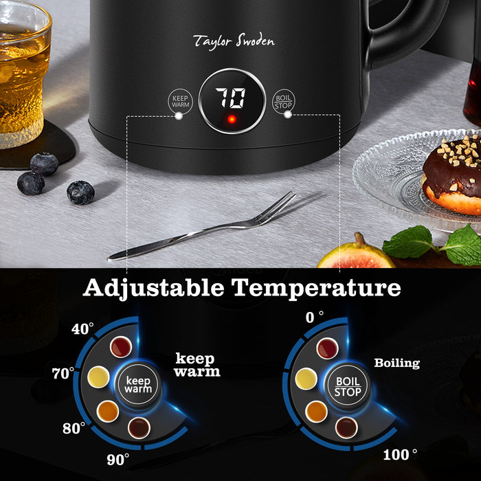 Taylor Swoden 30HB8 Asher - Retro Waterkoker - met Temperatuurregeling