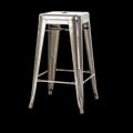 Legend Metalen barkruk industrieel metaal - 65 cm