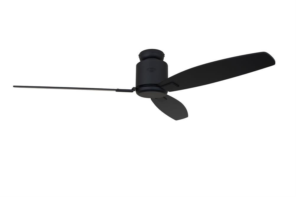 Freelight Plafondventilator Castor Mat Zwart 132cm