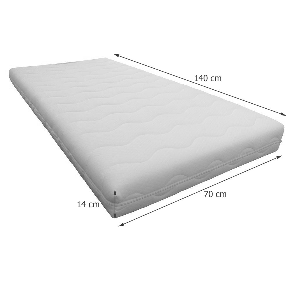 Slaaploods Galaxy - Peutermatras - 70x140x14 cm - Koudschuim
