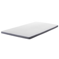 Beliani - COMFY - Matrastopper - Grijs 90 x 200 cm - Polyester