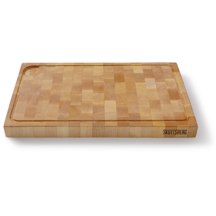 Skottsberg Snijplank met geul Wood Works 50 x 30 x 3.5 cm Hout Beige