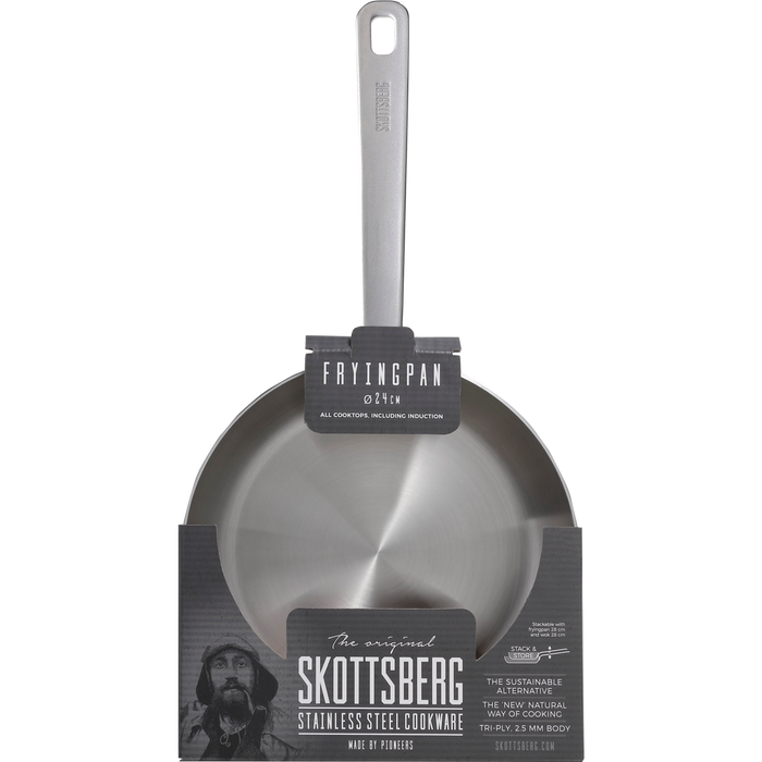 Skottsberg Koekenpan Stainless Steel 24 cm Roestvrijstaal
