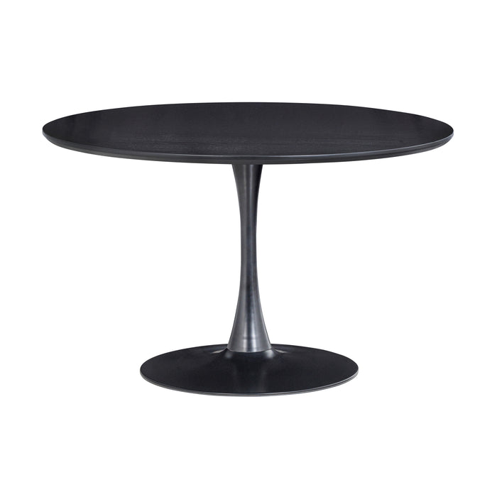 WOOOD Sammy Eettafel - Ø 120 cm - Zwart