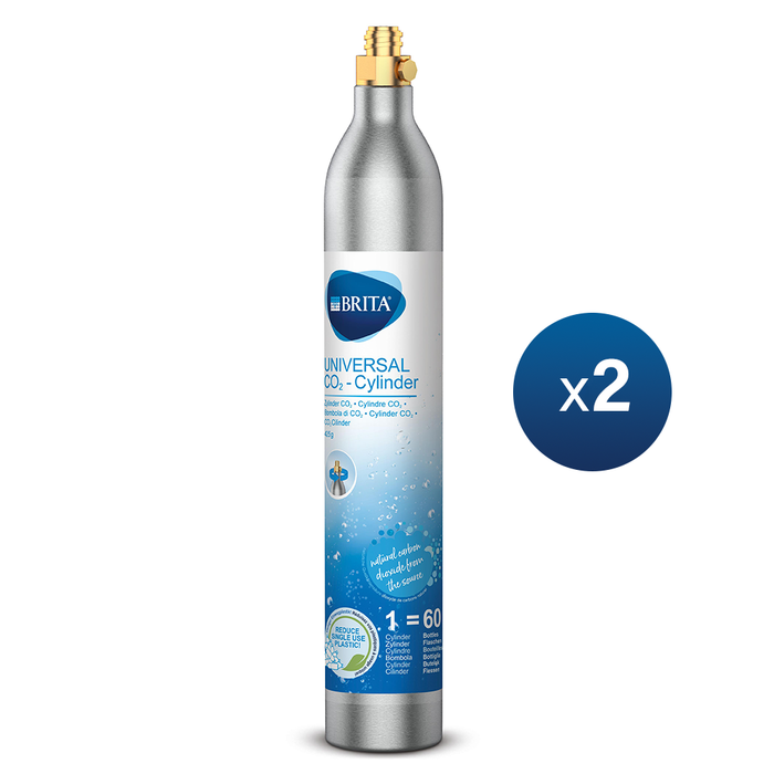 BRITA SodaOne Universele CO2 Cilinder Voor Bruiswatertoestel 2st.