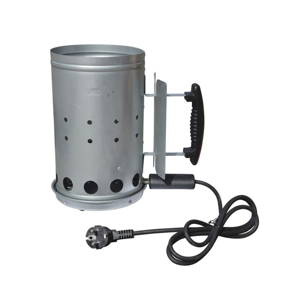 Orange85 Bbq Starter Aansteker Kolenbrander Elektrisch Zilver 27 cm...