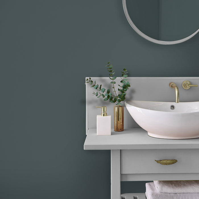 Graham & Brown Zijdeglanslak blauwgroen Teal 1L