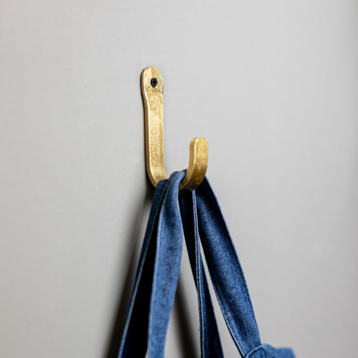 Brût Homeware, Set van 4 Kapstokhaak Rond messing | goud