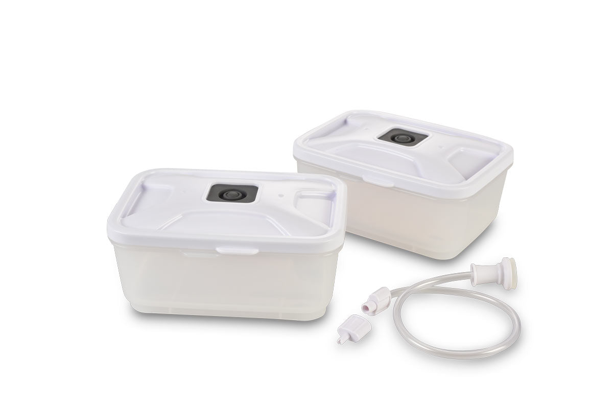 Solis Vacuum Lunch Boxen - 600 ml - Vershoudbakjes - 2 stuks