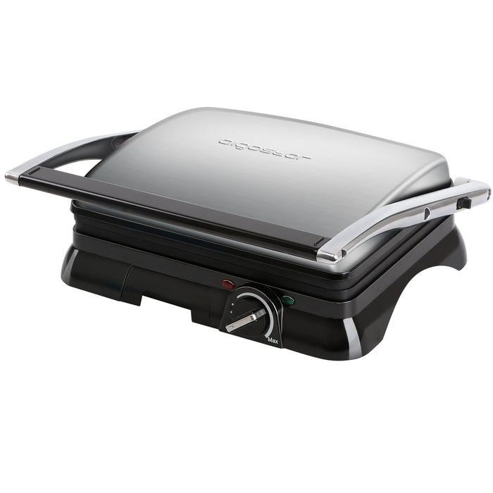 Aigostar Samson 30KLU - Contactgrill | Compact grillplaat - Zwart