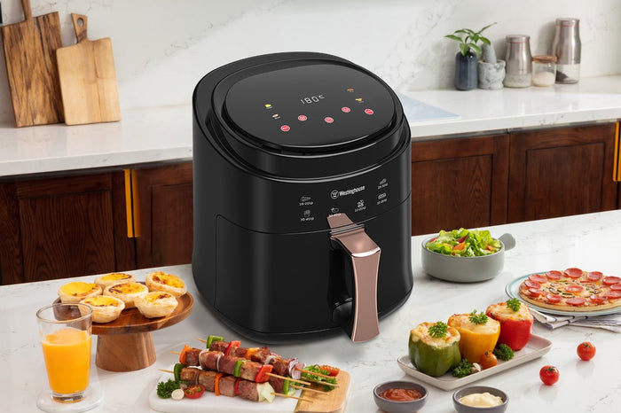 Westinghouse - Airfryer 5,5 liter inhoud - heteluchtfriteuse - Zwart