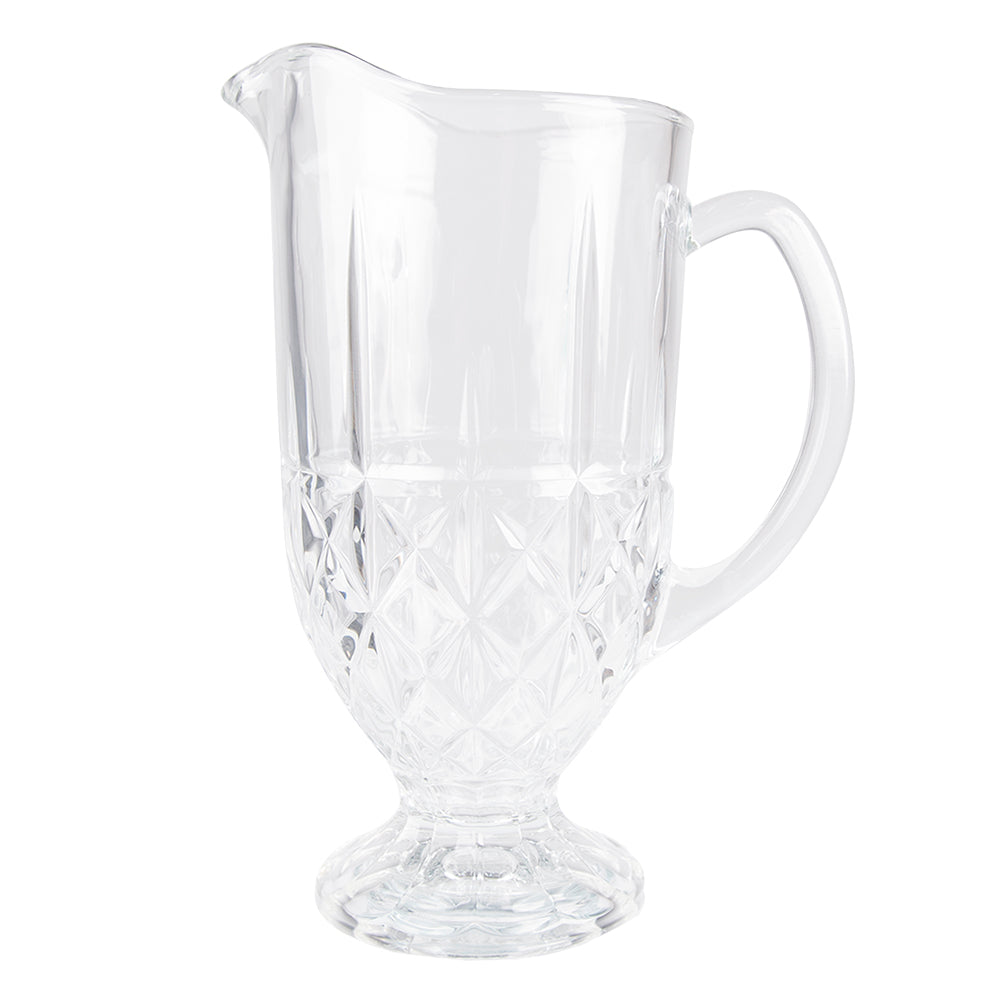 Clayre & Eef Decoratieve Schenkkan 1145 ml Glas Waterkan Kan