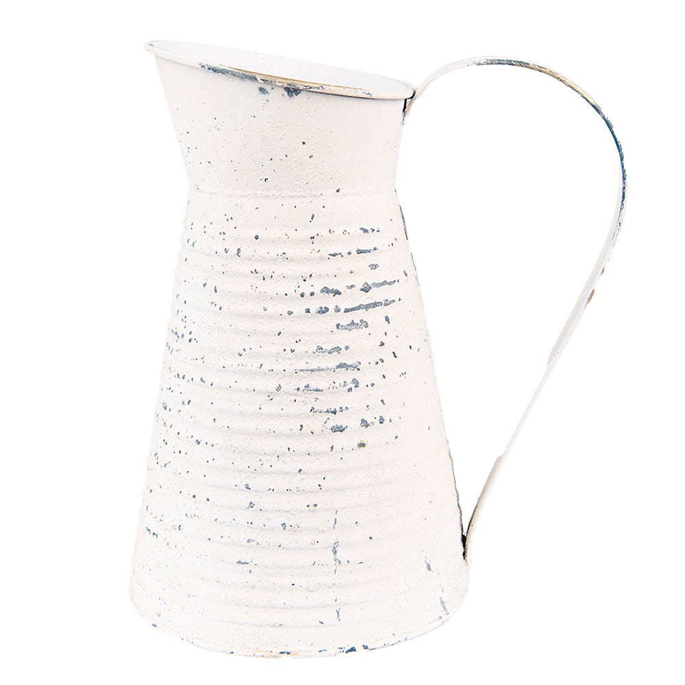 Clayre & Eef Decoratie Kan  20x15x24 cm Beige Ijzer Woonaccessoires