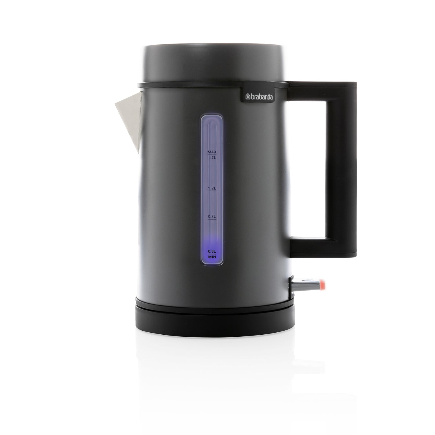 Brabantia D1S-6TGY Waterkoker - 1,7 Liter - LED-verlichting - Grijs