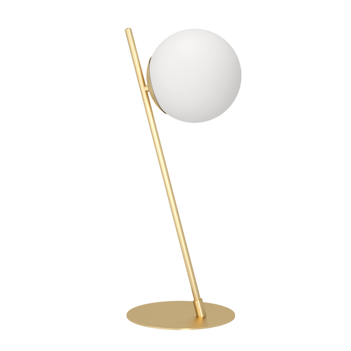 EGLO Rondo 4 Tafellamp - E27 - 56,5 cm - Goud|Wit - Glas|Staal