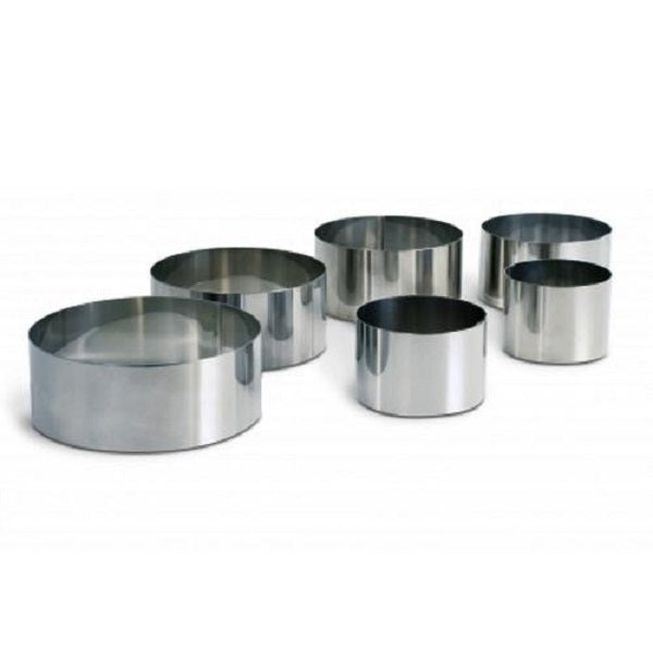 Habitas4U - Set van 4 - Taartring | kookring - 8cm
