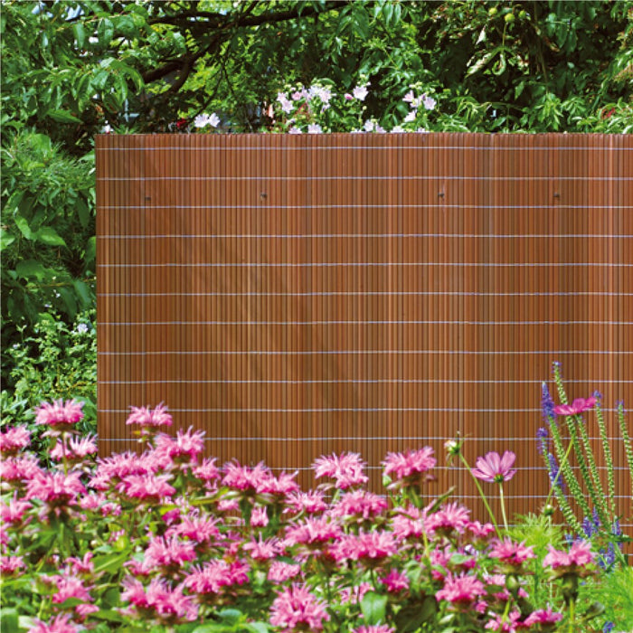 Videx balkonscherm PVC walnoot 180x300 cm