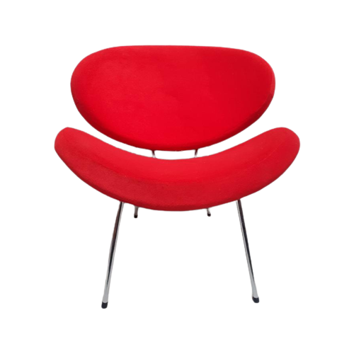 Reliving Retro Fauteuil Design Slice Replica Rode Fauteuil