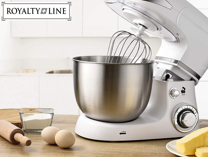 Royalty Line Keukenmachine - keukenrobot - (4.5 L) - 1600W - Silver
